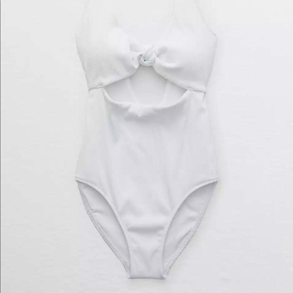 Aerie one piece white swimsuit